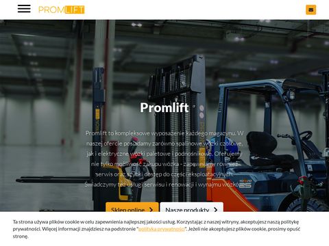 Promlift.com - wózek jezdniowy podnośnikowy