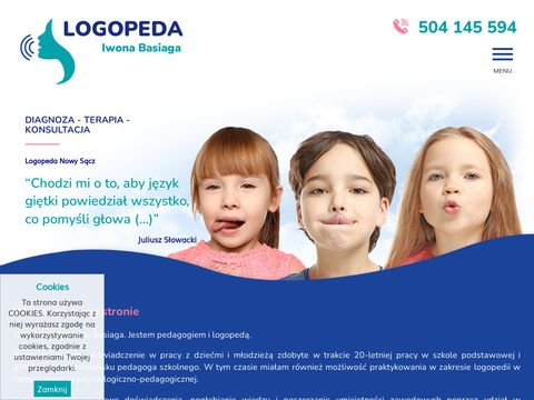 Logopedans.com.pl leczenie wad wymowy Nowy Sącz