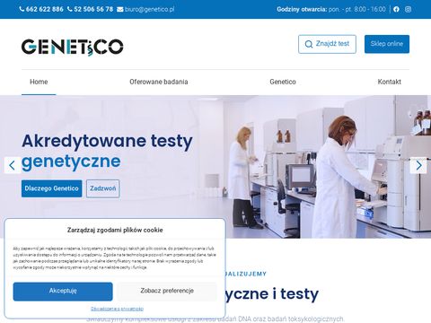 Genetico.pl testy genetyczne