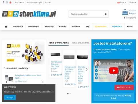 Shopklima.pl tania klimatyzacja