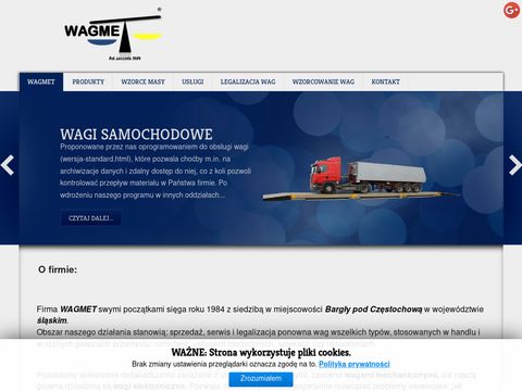 Wagmet.pl - wagi przemysłowe, wzorce masy