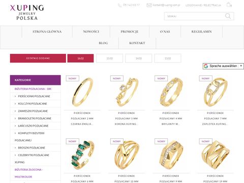 Xuping.com.pl sklep internetowy z biżuterią