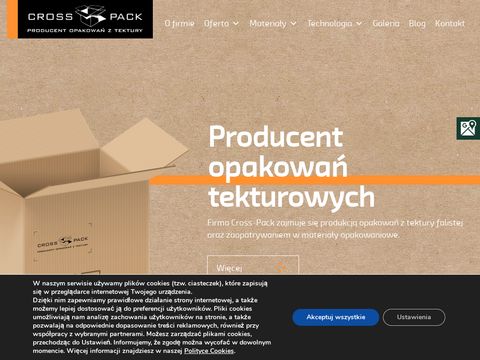 Crosspack.pl producent opakowań z tektury Radomsko