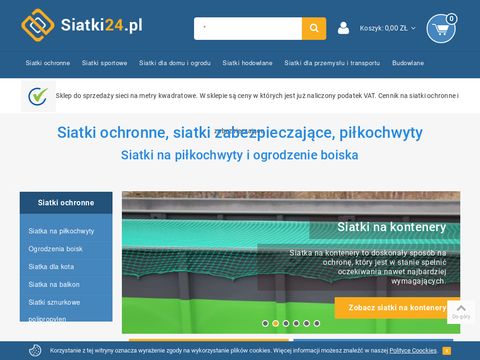 Siatki24.pl - siatka zabezpieczająca