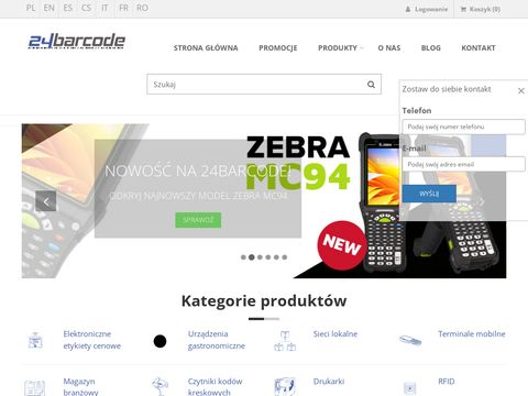 24barcode.pl sklep z systemami kodów kreskowych