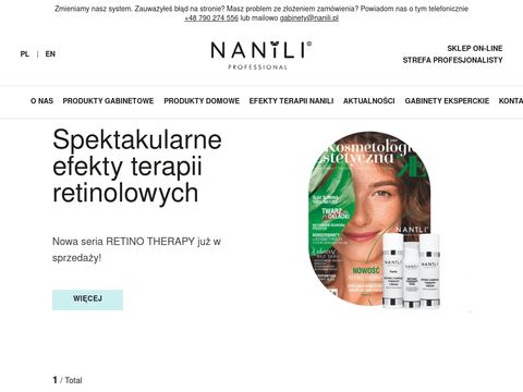 Nanili.pl - kosmetyki dla profesjonalistów
