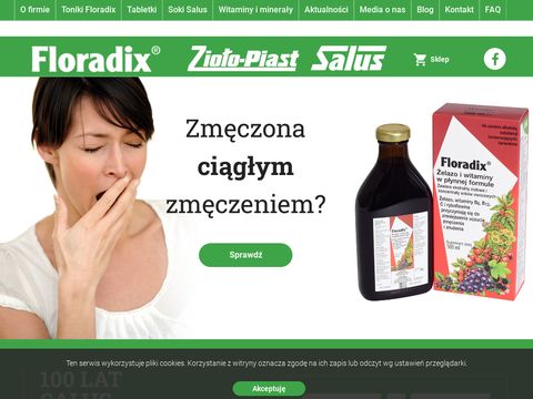 Floradix.pl niedokrwistość z niedoboru żelaza