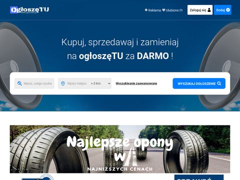 Ogloszetu.pl dodaj darmowe ogłoszenia
