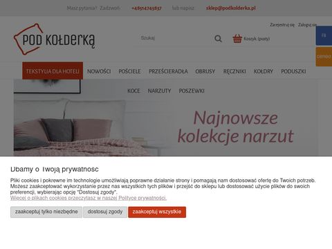 Podkolderka.pl sklep internetowy z pościelą
