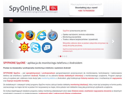 Spyonline.pl Spyphone S-Agent podsłuch na telefonie