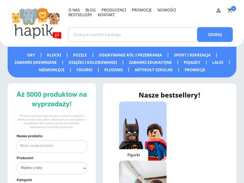 Hapik.pl sklep internetowy z zabawkami dla dzieci