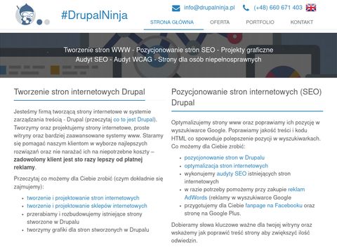 Drupalninja.pl Projektowanie stron internetowych