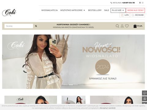 Coki.pl hurtownia damskiej odzieży włoskiej