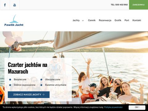 Pawlik Jacht - czarter mazury