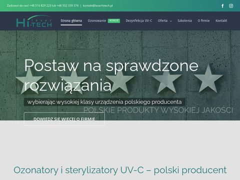 Ozon.laserhitech.pl sterylizator UVC