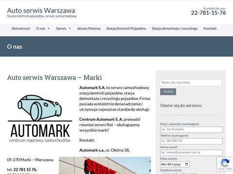 Automark Spółka Akcyjna naprawa samochodów Marki