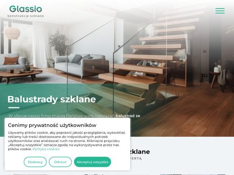Glassio.pl - zabudowy szklane