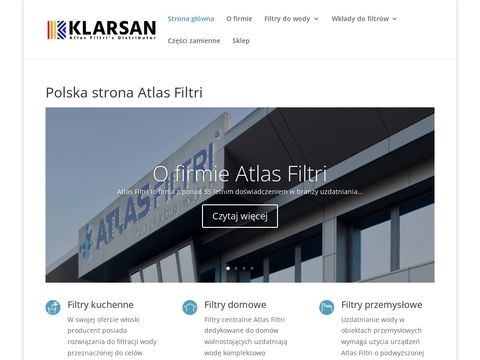 Atlas Filtri - strona producenta