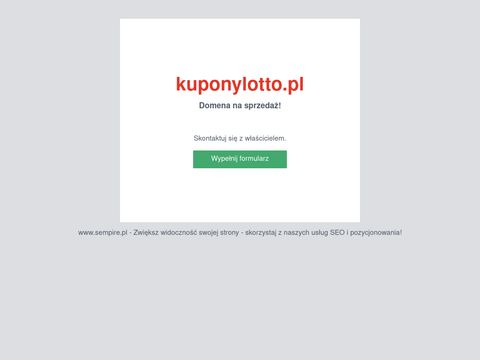 Kuponylotto.pl lotto przez internet
