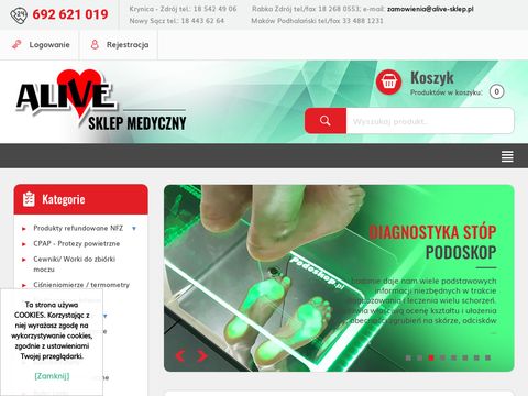 Alive - sklep medyczny Nowy Sącz