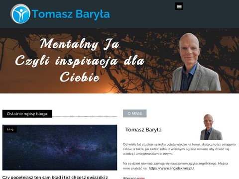 Mówca motywacyjny i coach, Tomasz Baryła