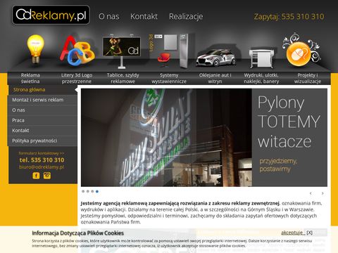 Odreklamy.pl szyldy reklamowe