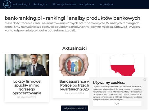 Bank-ranking.pl najlepsze konto firmowe