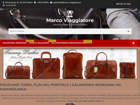 Marco-viaggiatore.pl profesjonalny sklep z galanterią