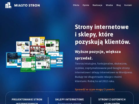 Miastostron.pl obsługa stron internetowych