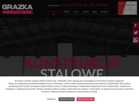 Grażka konstrukcje stalowe Ostrów Wielkopolski