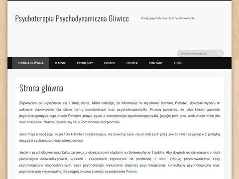 Psychoterapiawgliwicach.com Grzegorz Olesiak