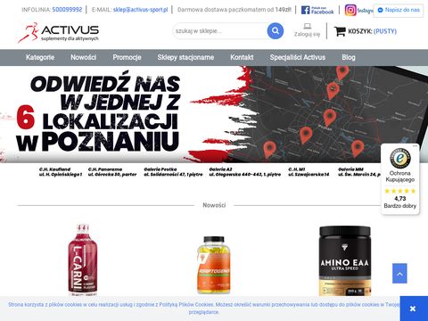 Activus-sport.pl odżywki i suplementy