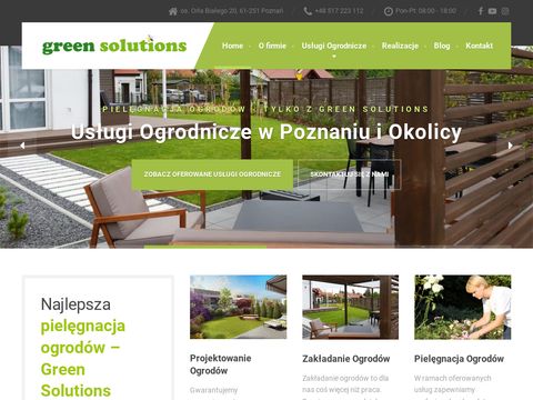Green Solutions - zakładanie ogrodów Poznań