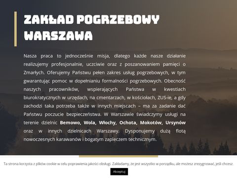 Pogrzeby24.waw.pl zakłady Warszawa
