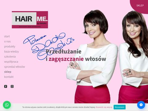 Hairme.pl akcesoria do przedłużania włosów
