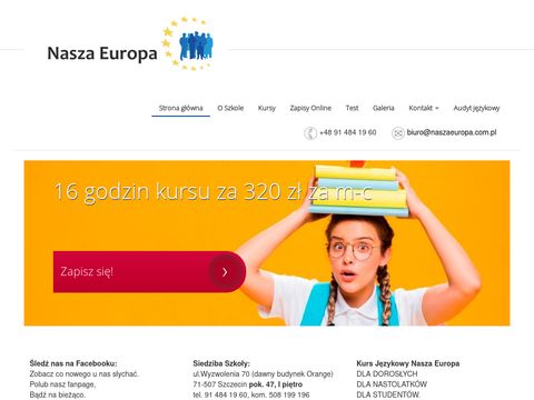 NaszaEuropa.com.pl - dofinansowane kursy Szczecin