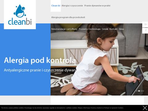 Clean-bi.pl pranie dywanów produkty dla alergików