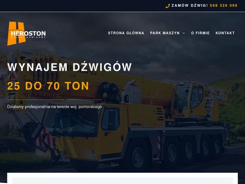 Heroston.pl usługi dźwigowe