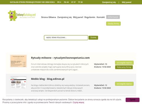 Katalog stron ZielonyKatalog.net