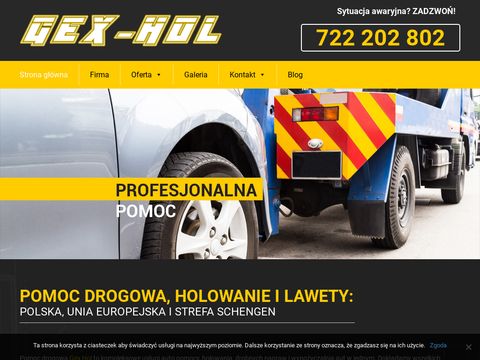 Gex-Hol - pomoc drogowa w Krośnie