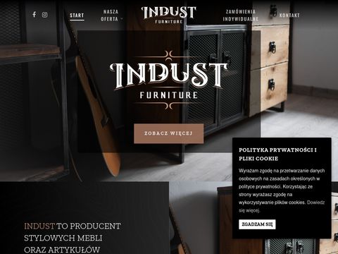 Indust.com.pl - komoda loftowa producent