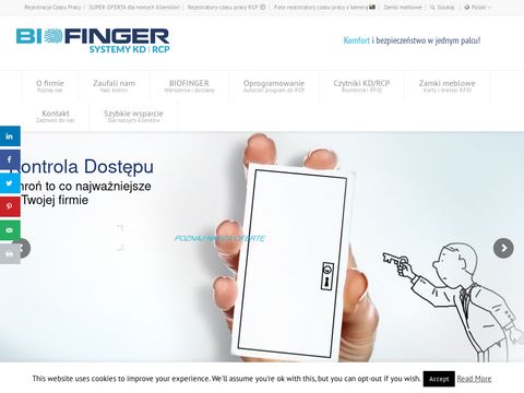 Biofinger.pl rejestracja czasu pracy
