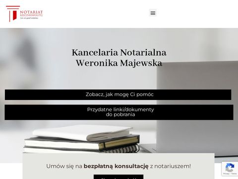 Majewska-notariusz.pl kancelaria notarialna