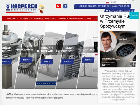 Kacperek.com.pl producent silników elektrycznych