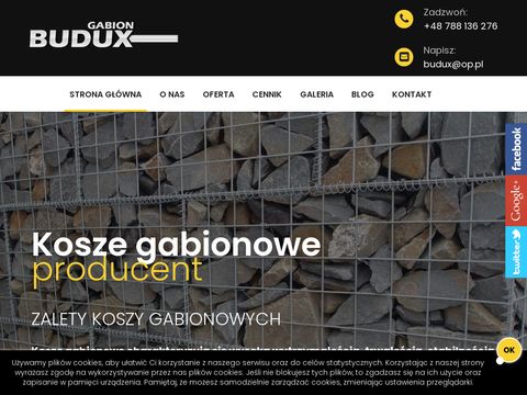 Gabionbudux.pl producent ogrodzeń