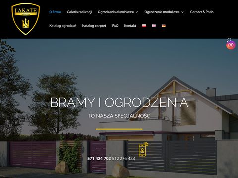Lakate.pl producent ogrodzeń