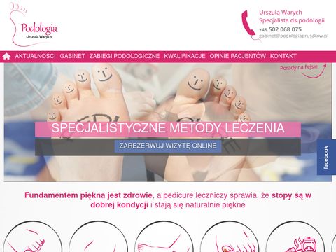 Podologiapruszkow.pl wrastający paznokieć pedicure
