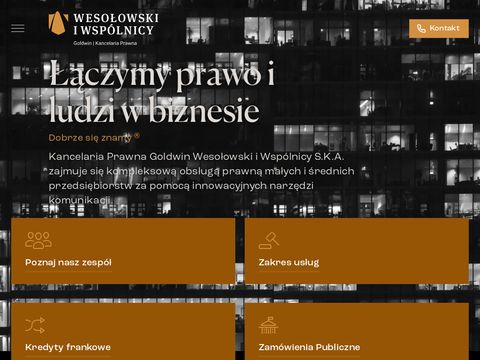 Gpgoldwin.pl obsługa prawna firm