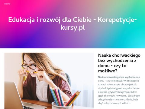 Korepetycje-kursy.pl - z nami zdasz egzamin