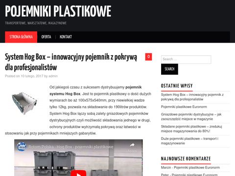 Pojemniki-plastikowe.com.pl skrzyniopalety